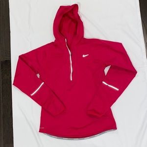 Nike Running Fleece Lined Half Zip Hoodie S
